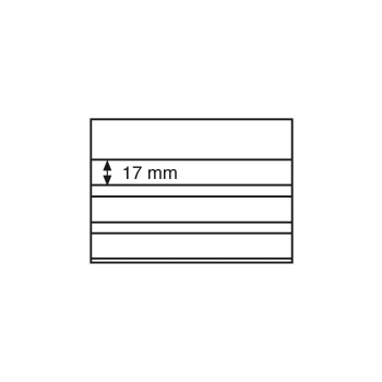 Zasouvací volné karty standard - Polystyrol - 331723